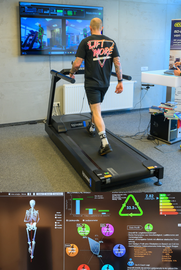 Laufband Currex 3D Laufanalyse Coolsports